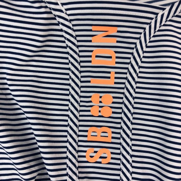 SWEATY BETTY navy stripe surfs up board short - Picture 5 of 6